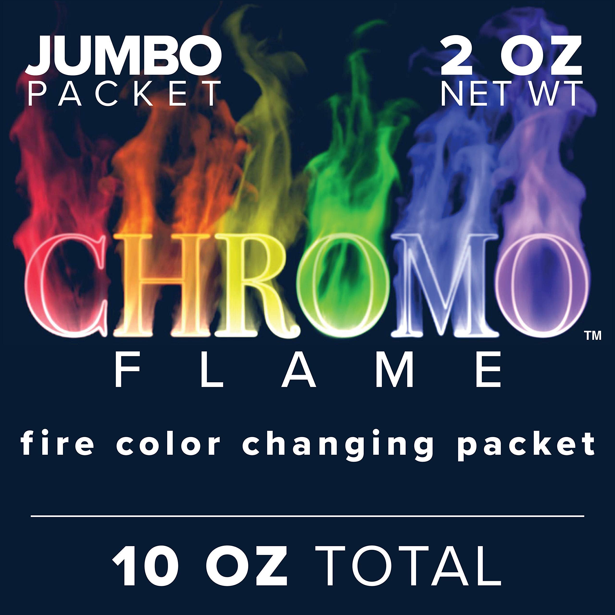 Chromo Flame Fire Color Changing Packets For Fire Pit, Campfire, Bonfire, Outdoor Fireplace | Mystic, Rainbow, Magic, Colorful F
