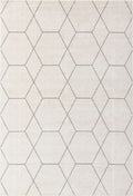Unique Loom Trellis Frieze Collection Area Rug - Geometric (7 1 x 10, Ivory/ Gray)