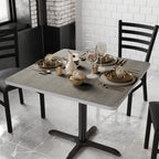 Flash Furniture Glenbrook 36' Square Table Top With White Or Gray Reversible Laminate Top (Pack Of 1)