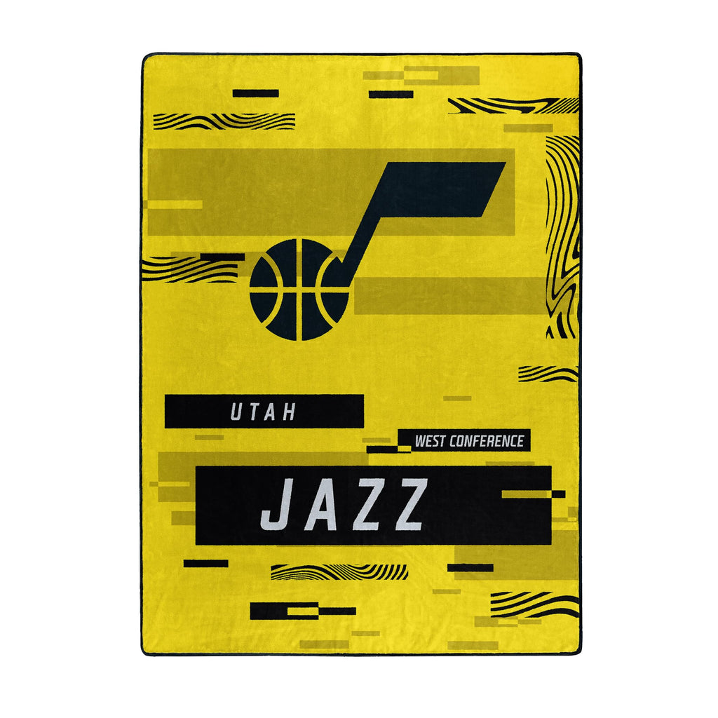 Northwest NBA Utah Jazz Raschel Throw Blanket, 60' x 80', Digitize