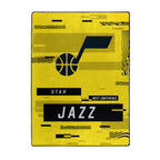 Northwest NBA Utah Jazz Raschel Throw Blanket, 60' x 80', Digitize