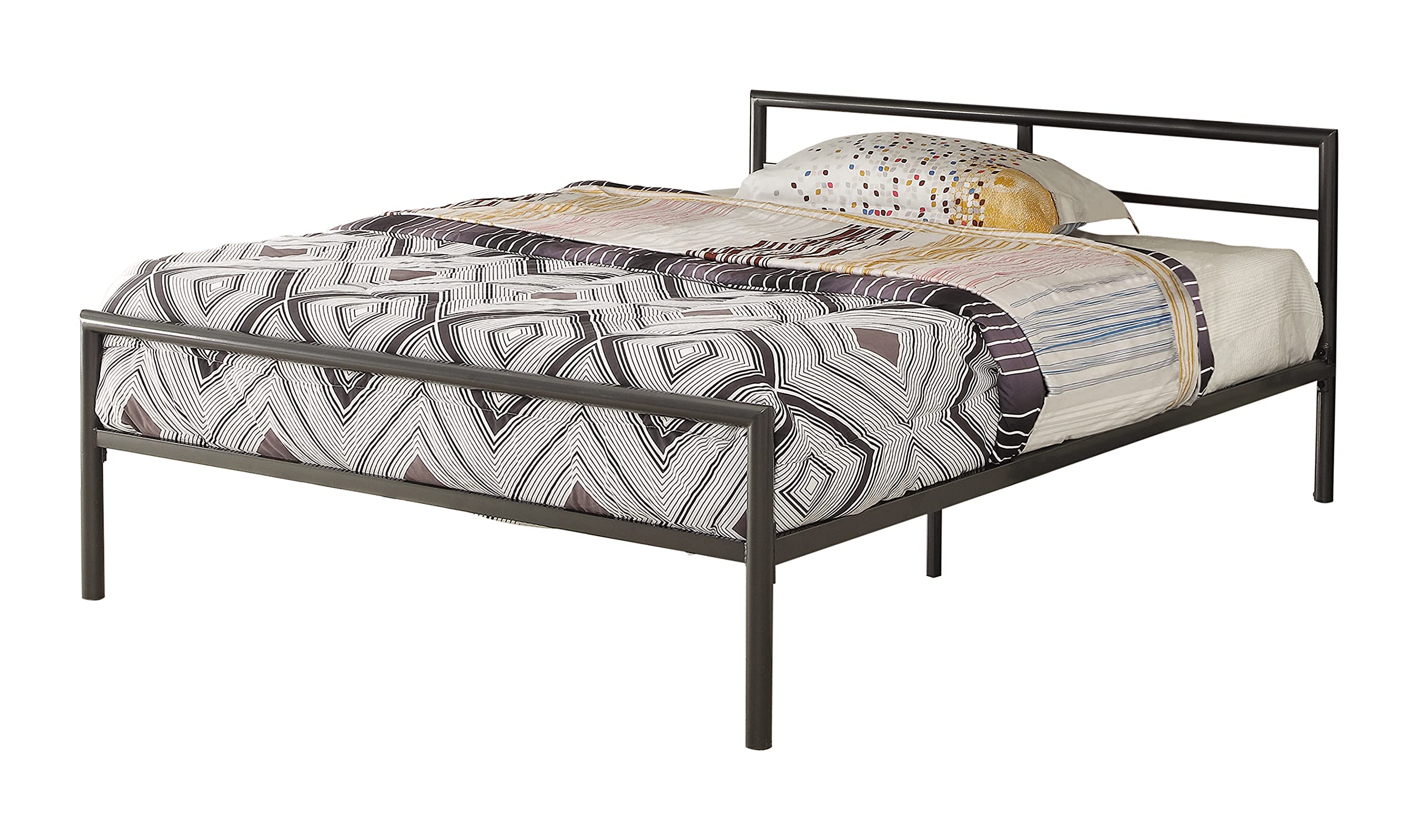 Coaster Home Furnishings Fisher Full Bed with Sleek Lines, Gunmetal (CO-300279F)