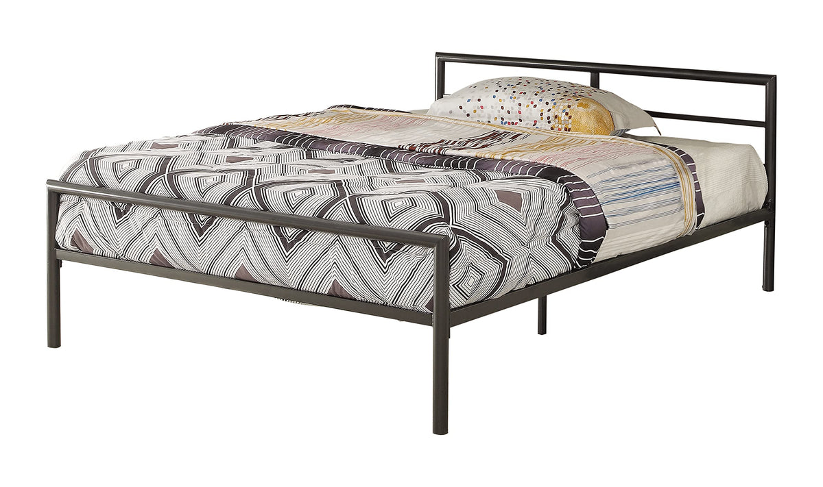 Coaster Home Furnishings Fisher Full Bed with Sleek Lines, Gunmetal (CO-300279F)