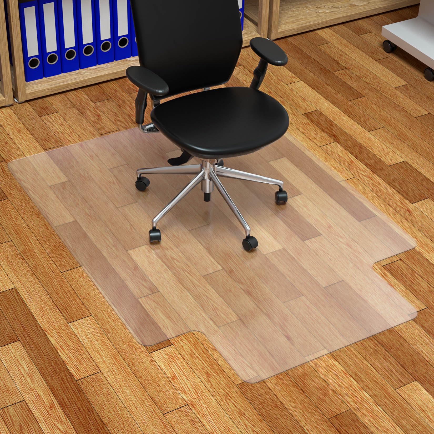 Futurhydro Office Chair Mat For Low Pile Carpet, 48' X 36' Clear Computer Desk Chair Mats For Carpeted Floors, Easy Glide Roll