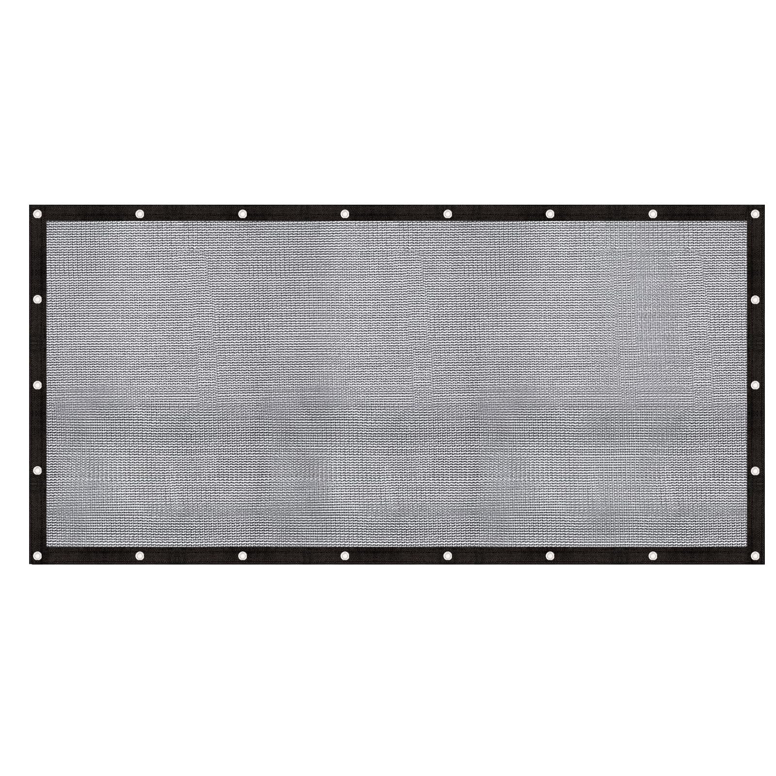 Cool Area 60-70% Shade Cloth Heavy Duty Knitted Mesh Tarp With Grommets 6X12Ft Mesh Screen For Patio Canopy Garden Porch Greenho