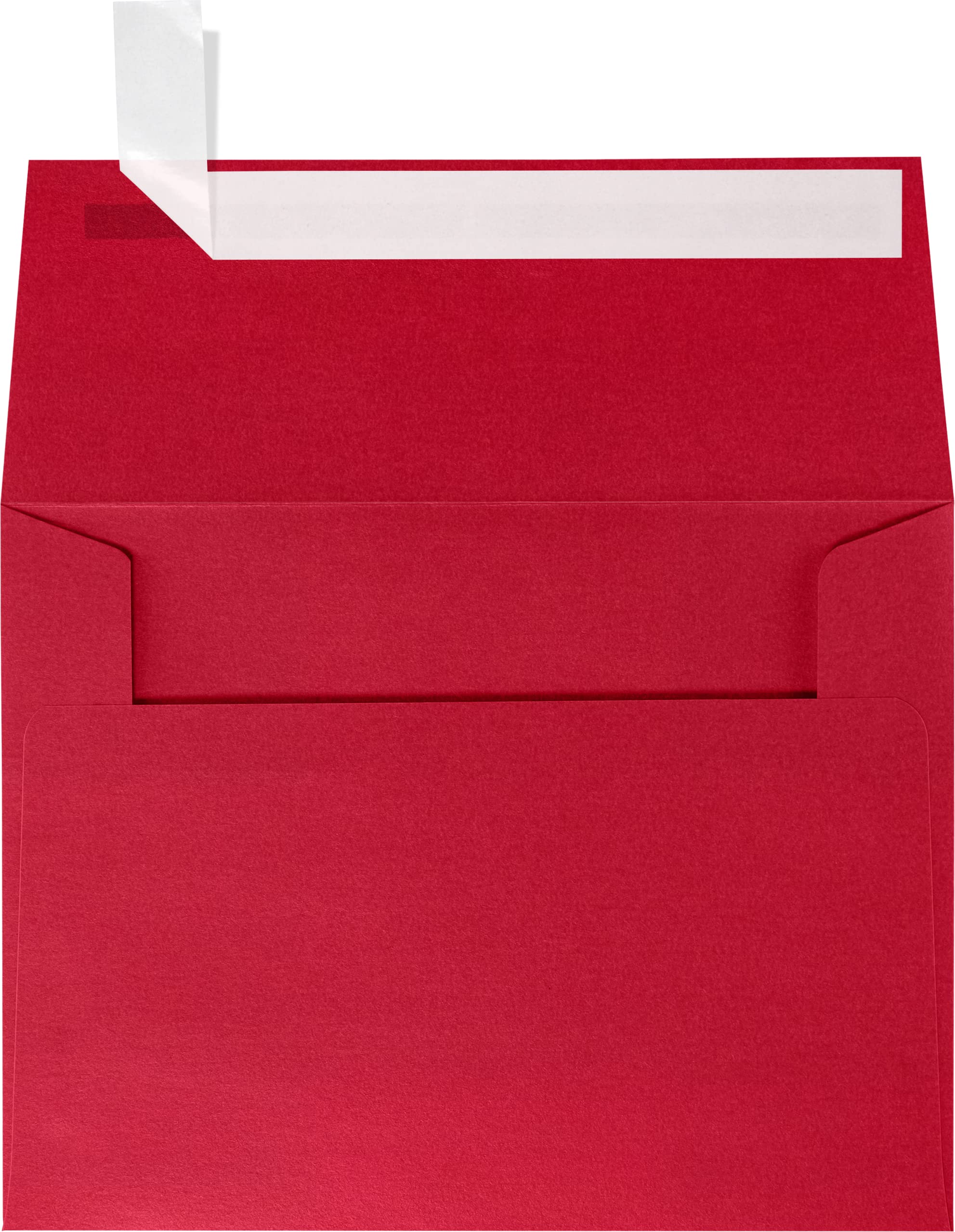 Luxpaper A2 Invitation Envelopes | Peel & Press | 4 3/8' X 5 3/4' | Jupiter Red Metallic | 80Lb. Text | 50 Qty