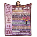 80Th Birthday Gifts For Women Blanket,80Th Birthday Gifts Ideas,80Th Birthday Decorations,80 Year Old Birthday Gifts For Women,1