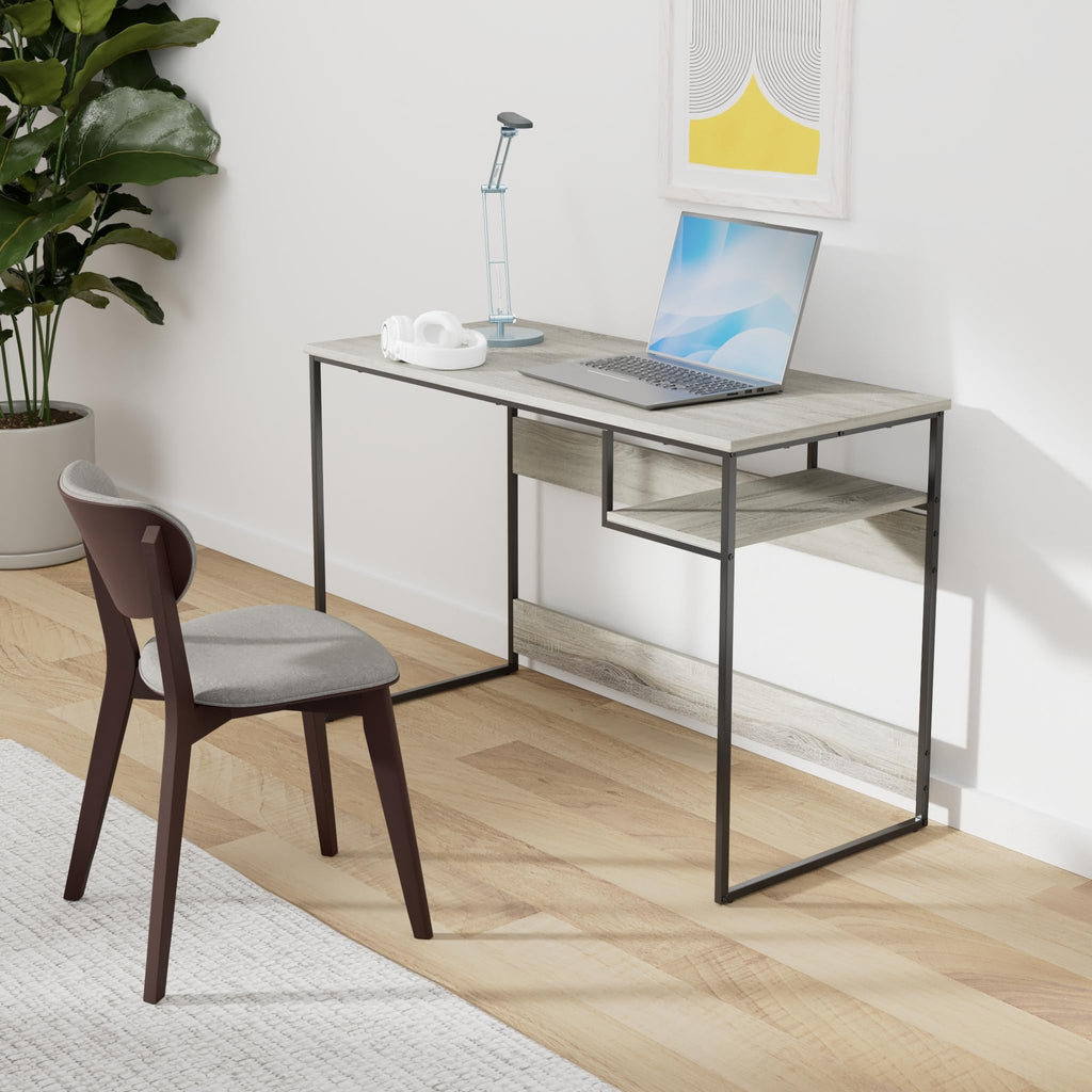 Furinno Moretti Lifestyle Study Desk, 45 Inches, French Oak Grey