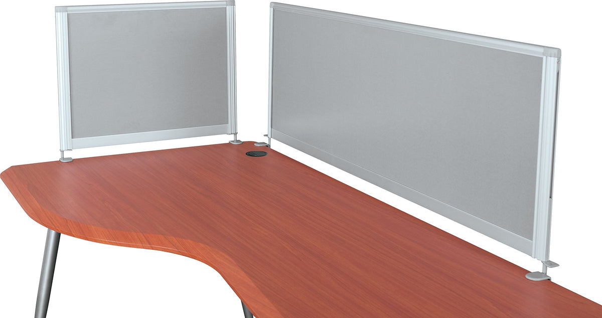 Balt Iflex Desktop Privacy Panels, Half Length, 17&quot;H X 21 1/2&quot;W X 1&quot;D