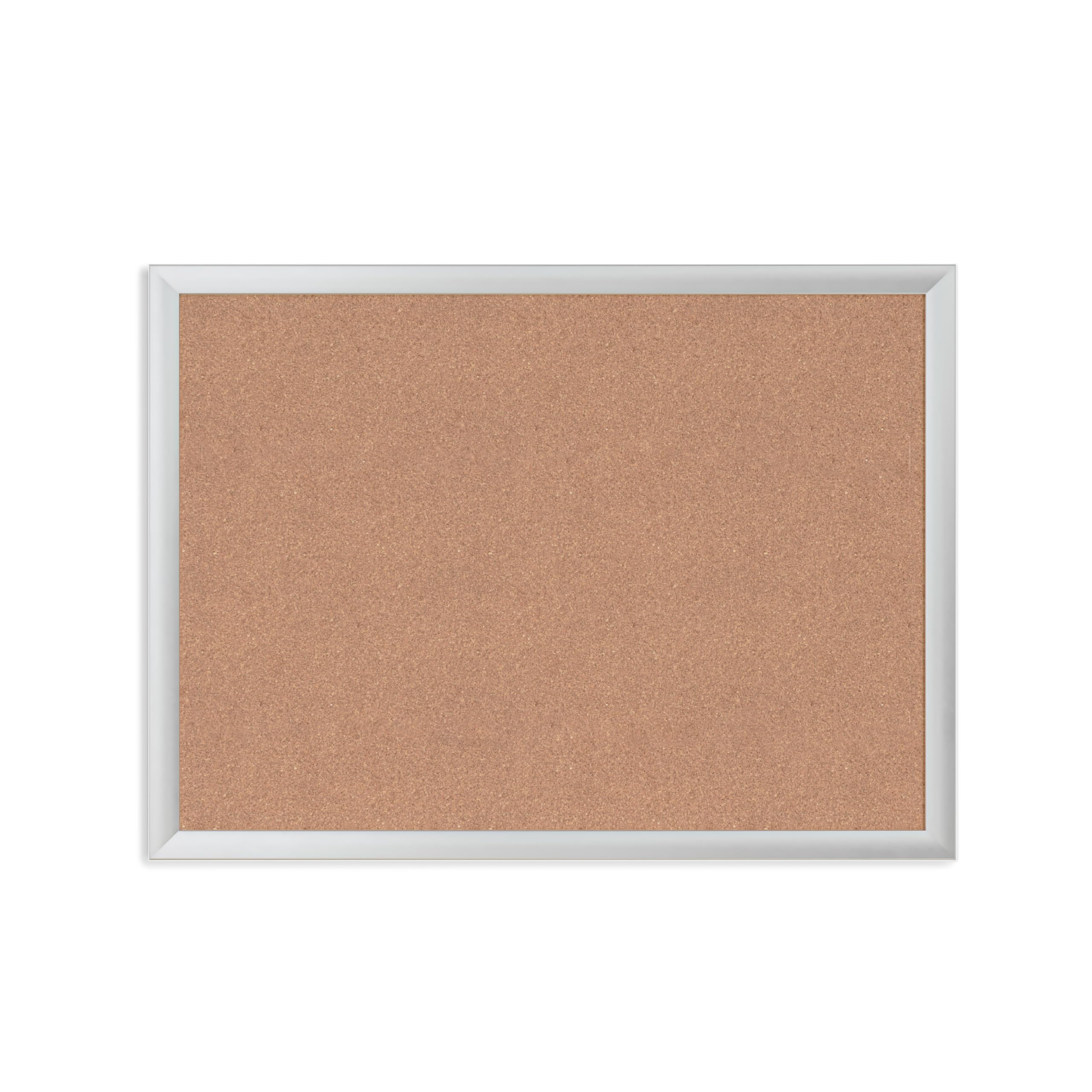U Brands Cork Bulletin Board, 23'X17', Silver Aluminum Frame, Industrial Grade Pinning Surface
