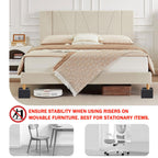 Annkut Furniture Risers 4 Inch, Heavy Duty Furniture Elevator In Heights Of 1.5, 3 Or 4 Inch,Rectangle Raising Blocks For Bed, C