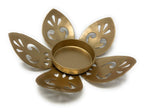 Desi Favors Dye Cut Flower Shape Tea Light Holder | Decorated Pearls | Christmas D  Cor | Candle Diya Holder For India, Diwali,