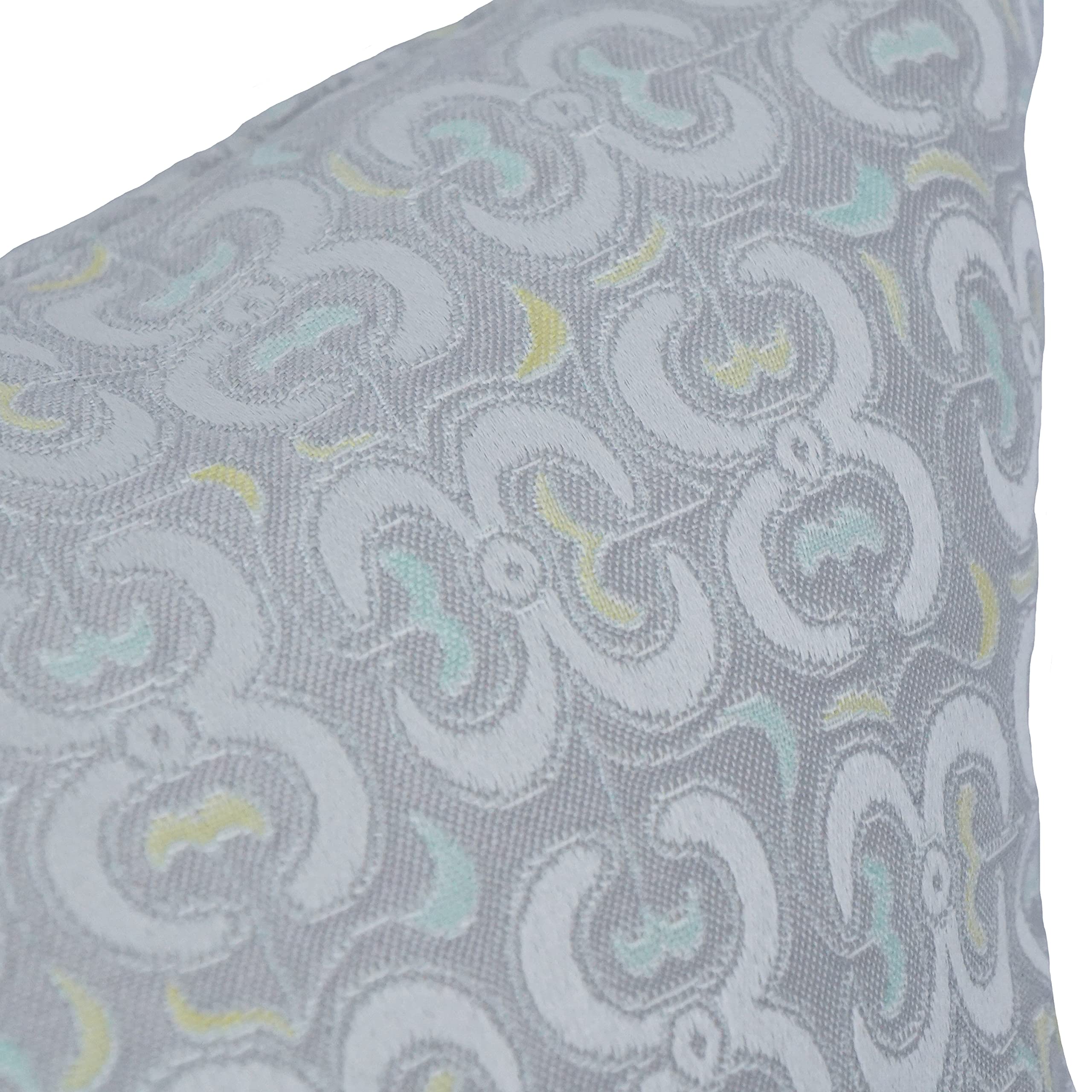 Blazing Needles Square Jacquard Throw Pillows, 17", Mahlika Sorbet 2 Count