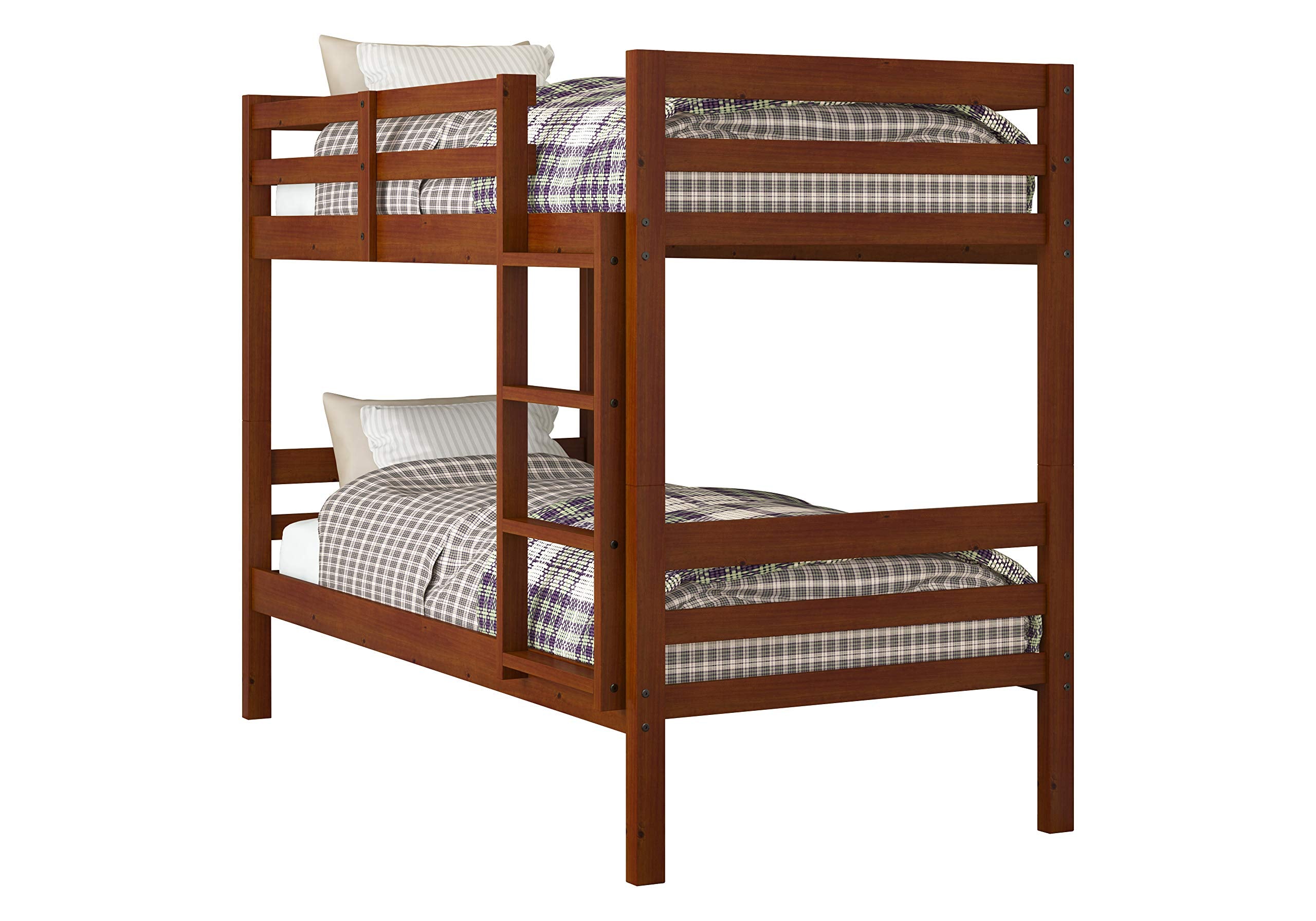 Donco Kids 2004-Tte_Tt Economy Bunk Bed, Twin/Twin, Light Espresso