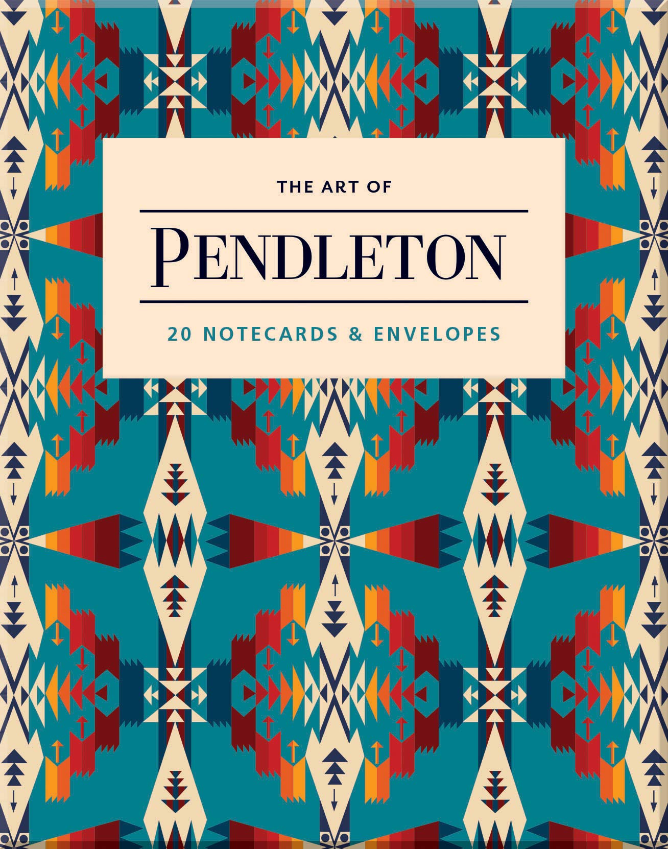 The Art Of Pendleton Notes: 20 Notecards And Envelopes (Art Pattern Postcard Set, Blank Postcards)