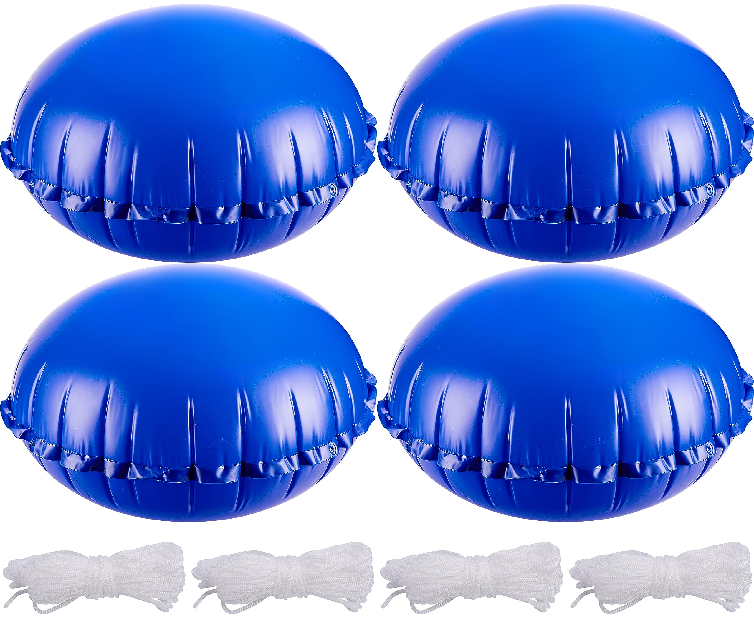 4 Pcs Pool Air Pillows For Above Ground Pools- 4 X 4 Ft Round Winter Pool Cover Pillow- Ice Equalizer Air Pillow- Swimming Pool