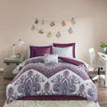 Intelligent Design Complete Bed In A Bag Casual Boho Comforter with Sheet Set Decorative Pillow, All Season Bedding Set, Full, T