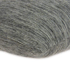 HomeRoots 95% Cotton, 5% Lurex Parkland Collection Diani Transitional Grey Pillow Cover with Poly Insert
