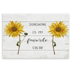 Stupell Industries Sunshine is My Favorite Color with Sunflower Accents