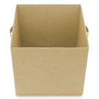 Casafield Set Of 6 Collapsible Fabric Cube Storage Bins, Sandy Beige - 13'' Foldable Cloth Baskets For Shelves, Cubby Organizers
