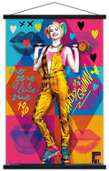Trends International DC Comics Movie - Birds of Prey - Harley Quinn - Hammer Wall Poster, 22.375 x 34, Print and Black Hanger Bu