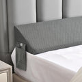 Midlade Queen Size Wedge Pillow For Headboard Gap Filler Nora Pillow Wedge Long Wedge Pillow For Queen Size Bed Gap(0-8') Betwe