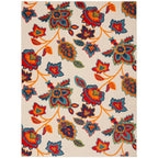 Nourison Aloha Indoor/Outdoor Modern Multicolor 9' X 12' Area Rug, Easy Cleaning, Non Shedding, Bed Room, Living Room, Dining Room, Kitchen (9X12)