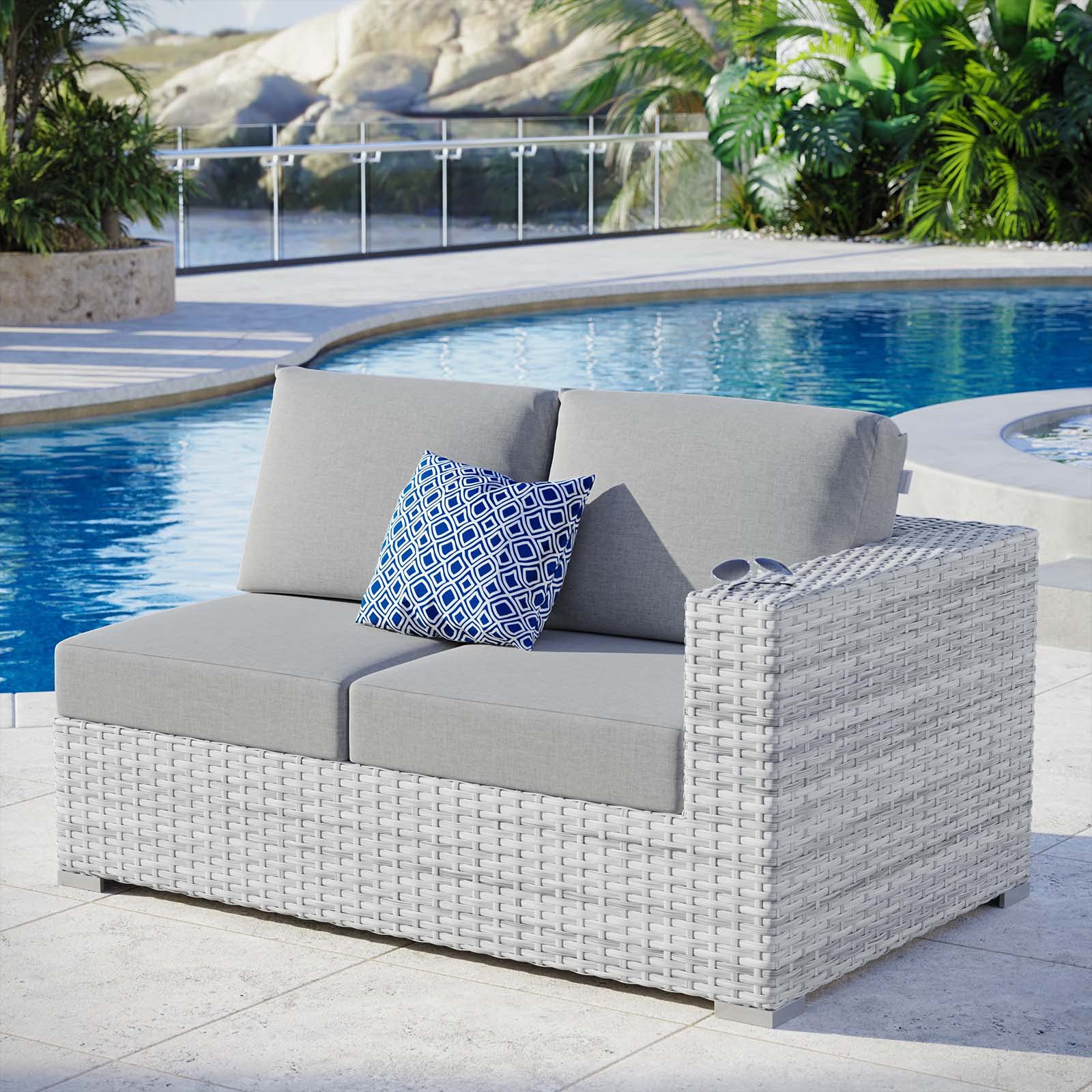 Modway Convene Right-Arm Loveseat - Thumbnail 4