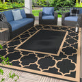 Genimo 5'X8' Outdoor Rug For Patio, Reversible Plastic Waterproof Rv Rugs, Clearance Large Mat, Porch, Camping, Picnic, Deck, Ca