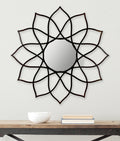 Safavieh Home Collection Flower Power Mirror, Coffee Bronze