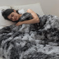 Coova Ultra Soft Faux Fur Twin Blanket - Fuzzy Fluffy Cozy Microfiber Blankets, Warm Thick Plush Sherpa Fleece Throw Blanket For