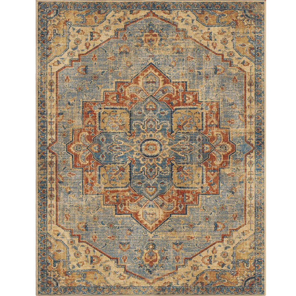 Orian Rugs King Fisher Pale Blue 5'3&quot;X7'6&quot;