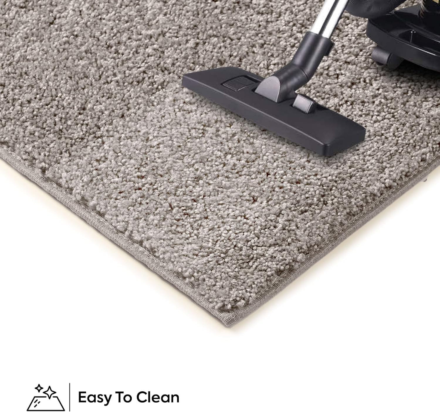 Pet Friendly Solid Color Area Rugs Beige - 12' Octagon, Indoor, Stain & Fade Resistant, Perfect For Living Room, Bedroom, Dining