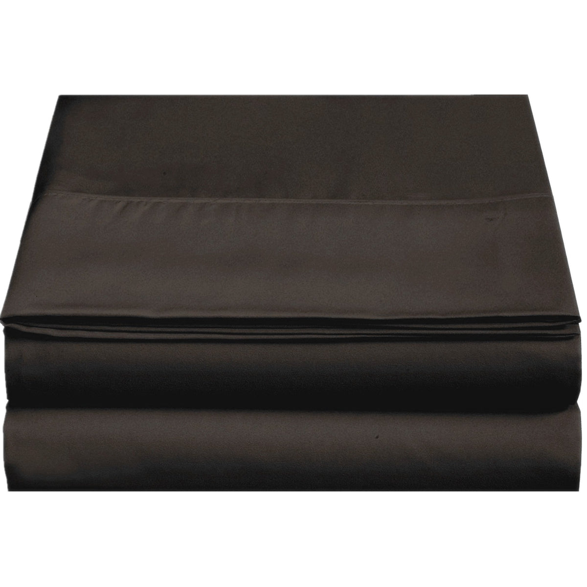 4U'Life Single Flat Bed Sheet, Ultra Soft & Comfortable Double Burshed Micrifiber(Dark Brown,King)