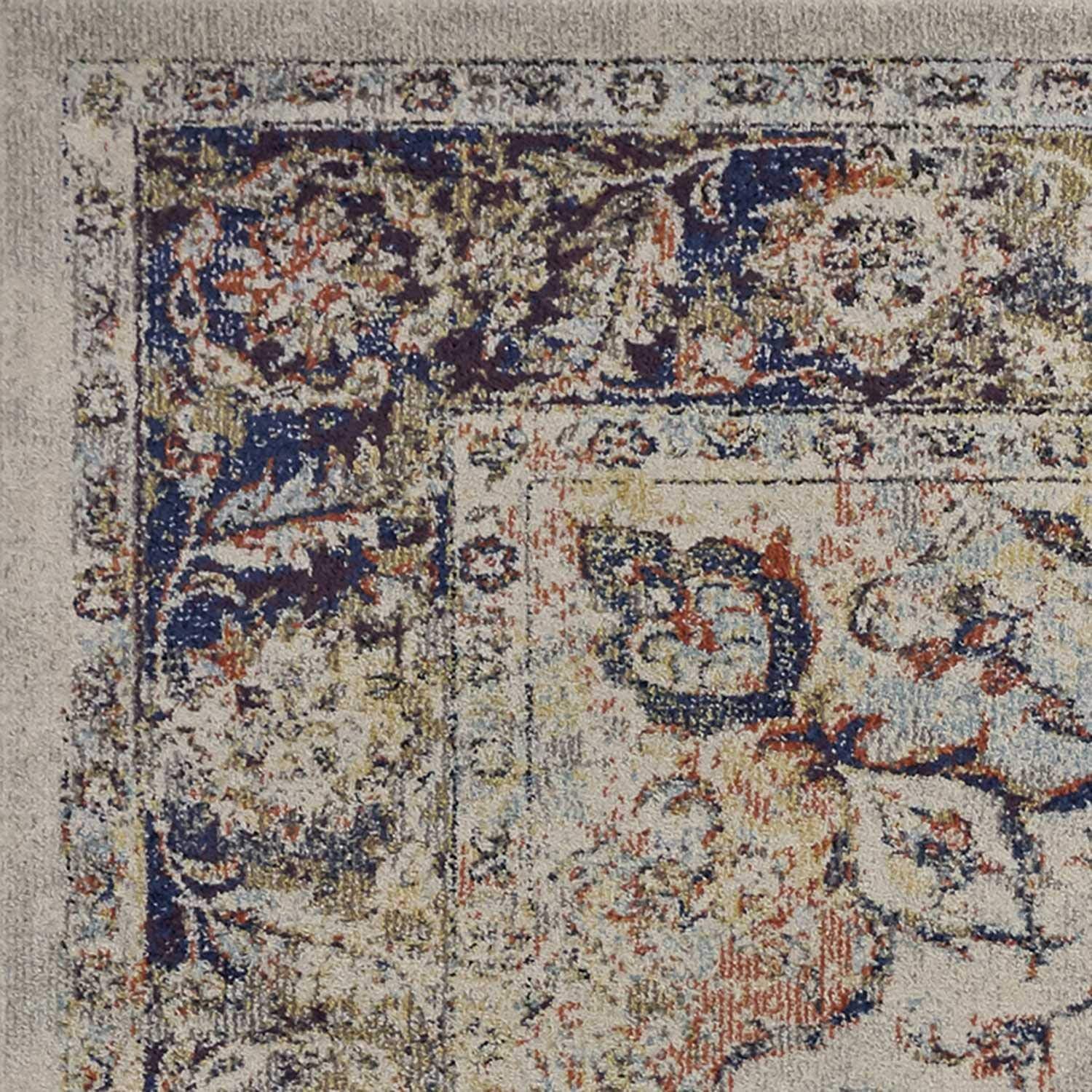 HomeRoots Decor 5'3'X 7'7' Polypropelene Ivory Area Rug