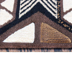 Flash Furniture Mohave Traditional Southwestern Style Area Rug - Rustic Chocolate Accent Rug - 5' X 7' - Olefin Fibers With Jute Backing