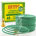Citronella Incense coils, Made from Natural Plants, Suitable for Outdoors, Indoors, by The Pool, in The Yard, 48 coils and 2 Coi