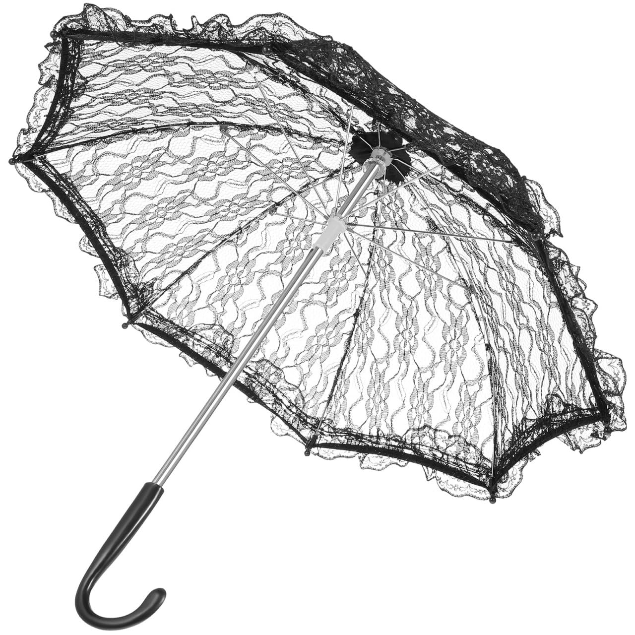 VICASKY Lace Umbrellas for Tea Party Umbrella Women Wedding Guests White Accessories Parasol Parisol Paper Weddings Decor Mini P