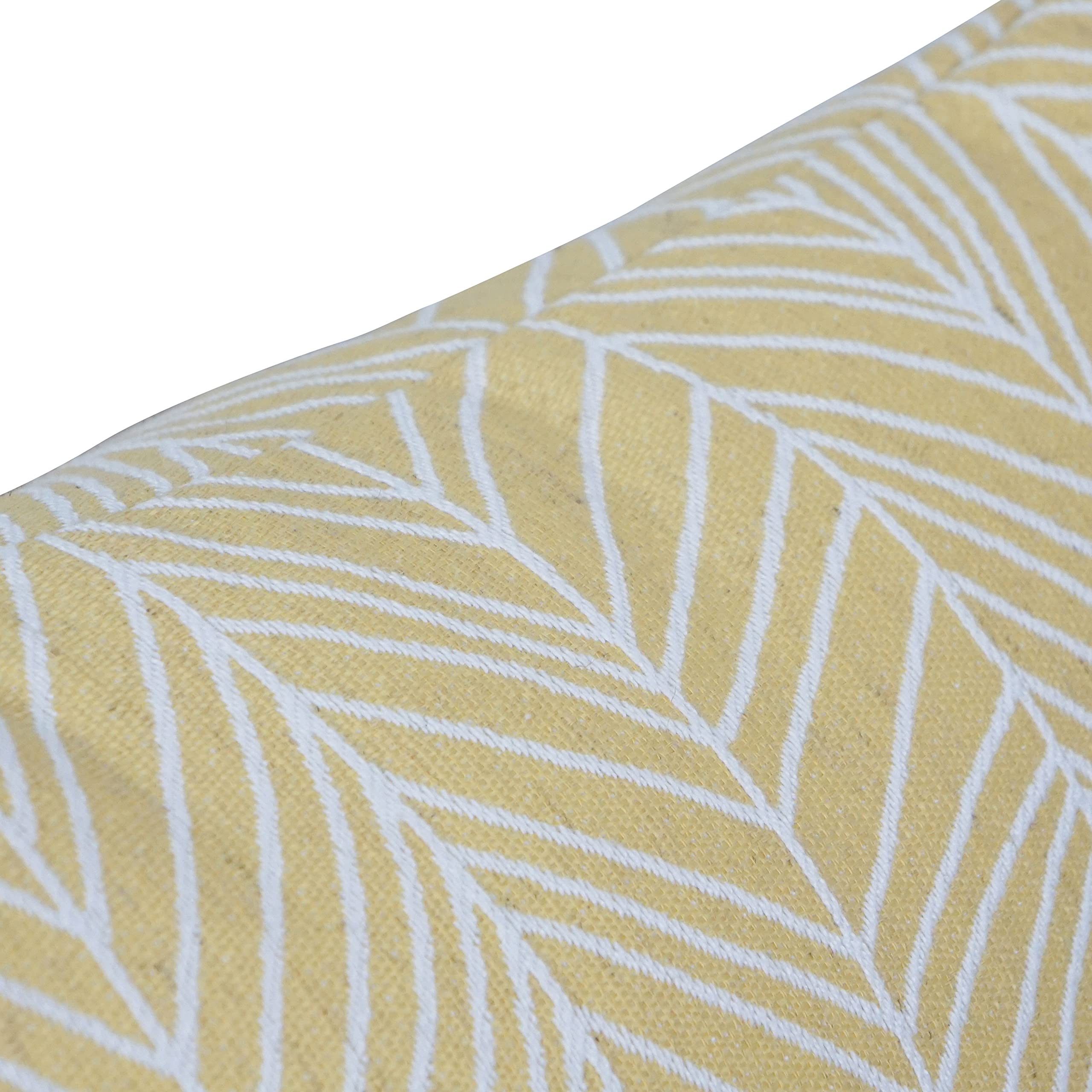 Blazing Needles Square Polyester Jacquard Throw Pillow, 17", Demeter Lemona