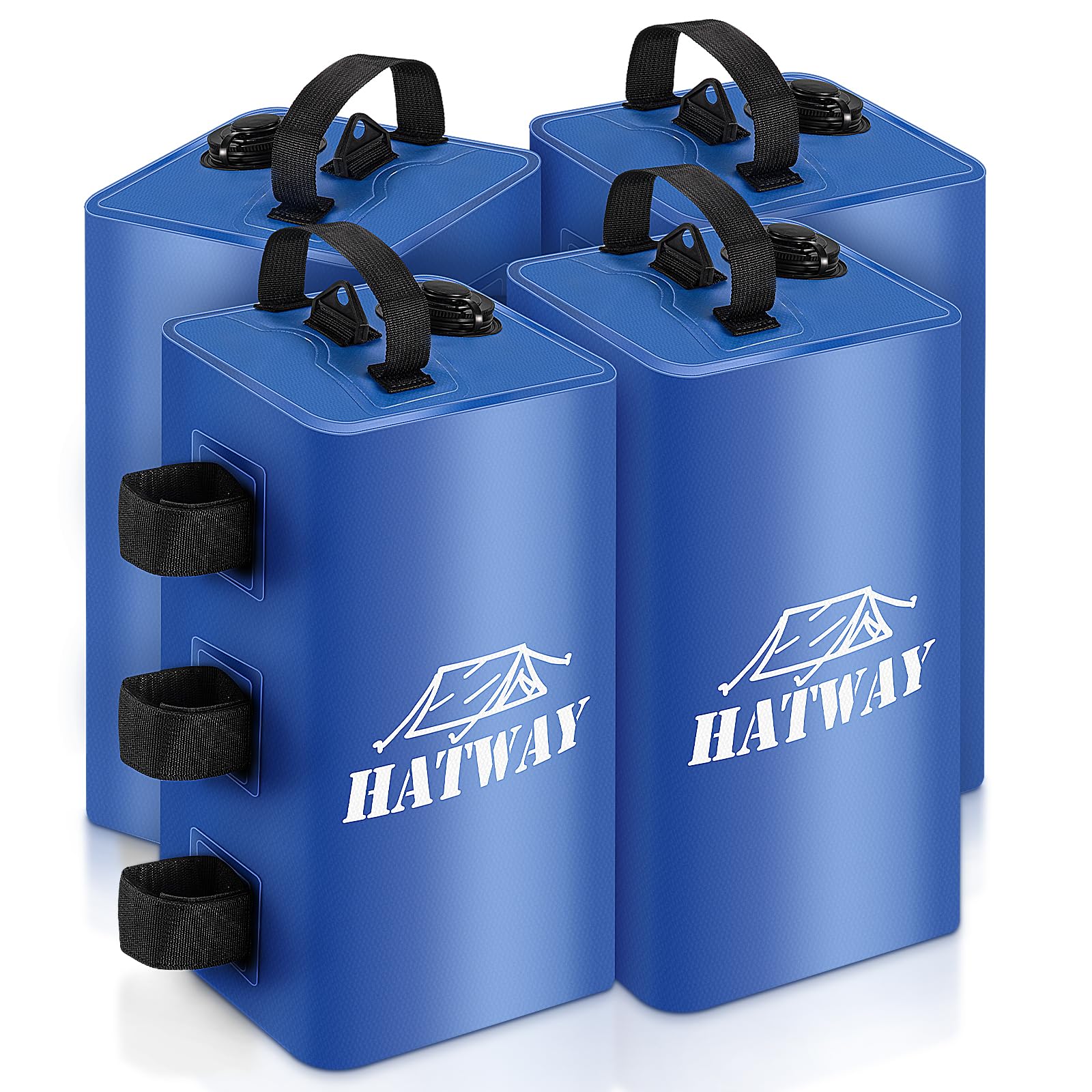 Hatway Canopy Water Weight Bag,88 Lbs Water Tent Weights Set Of 4 Leg Weights For Pop Up Canopy,Gazebo,Canopies,Tent-4 * 10L-Blu