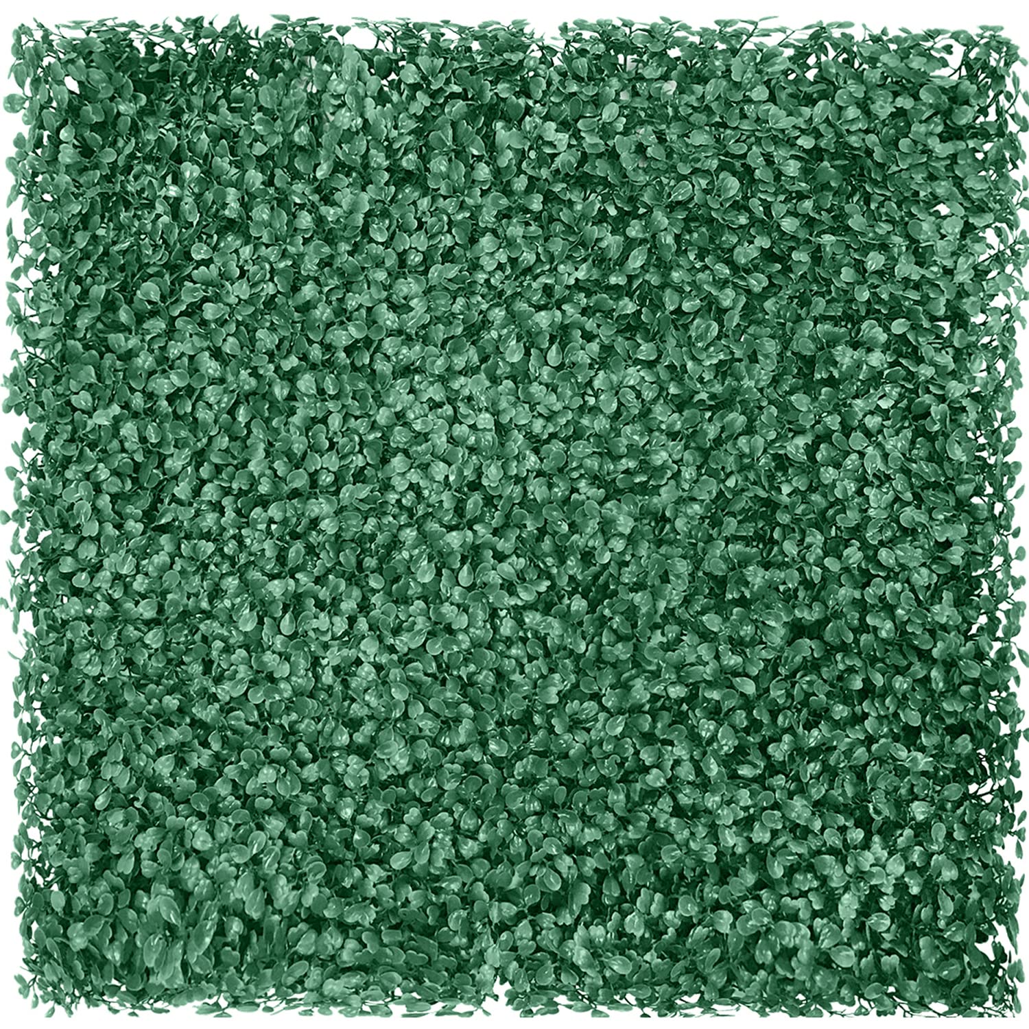 E&K 20' X 20' Artificial Plant Fence Panel Faux Leaves Grass Wall Privacy Screen Panel Decorative For Indoor Outdoor (Single C