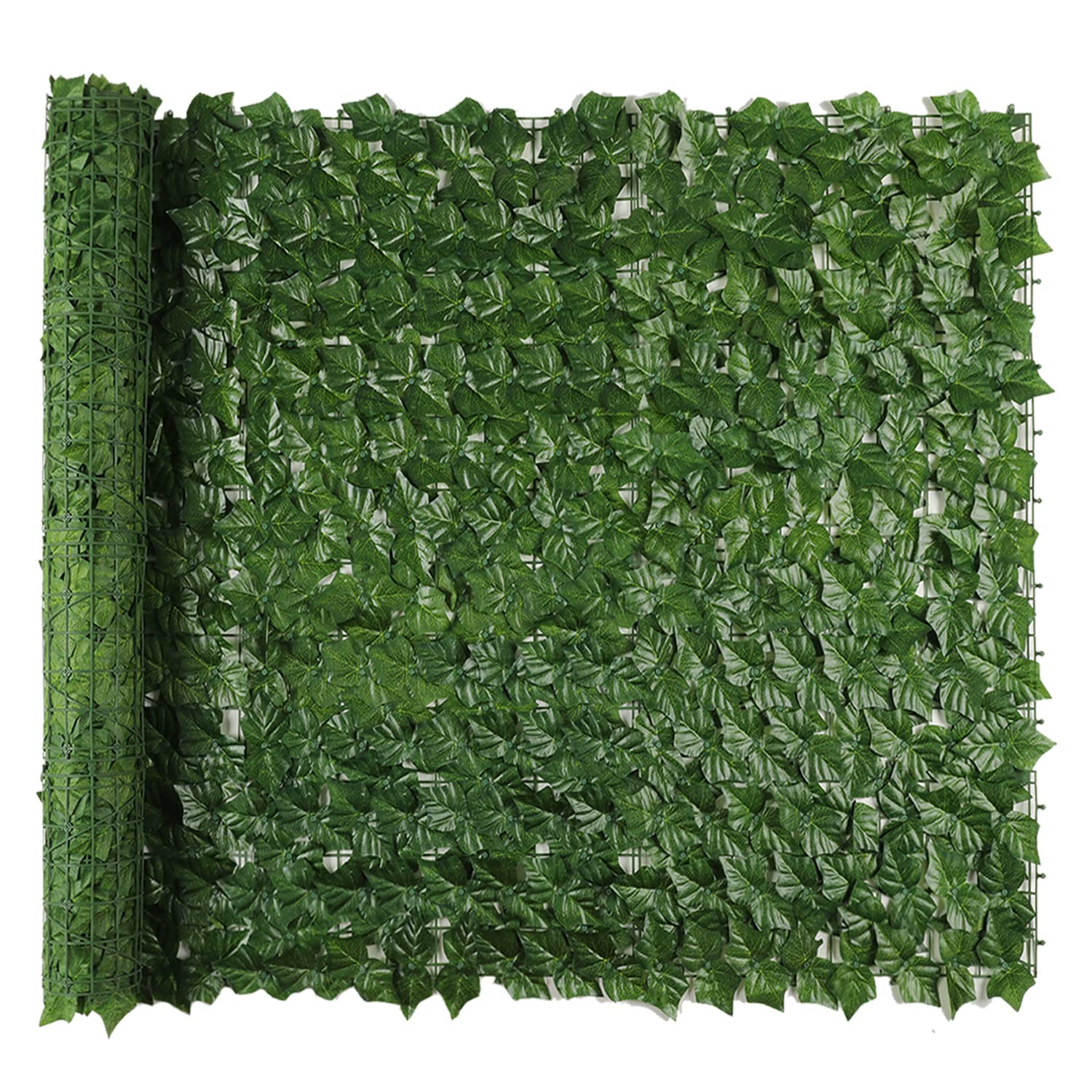 Artificial Ivy Privacy Fence Screen, 120X60 Inch Artificial Faux Ivy Hedge, Expandable Faux Privacy Fence With 80 Pcs Zip Ties,