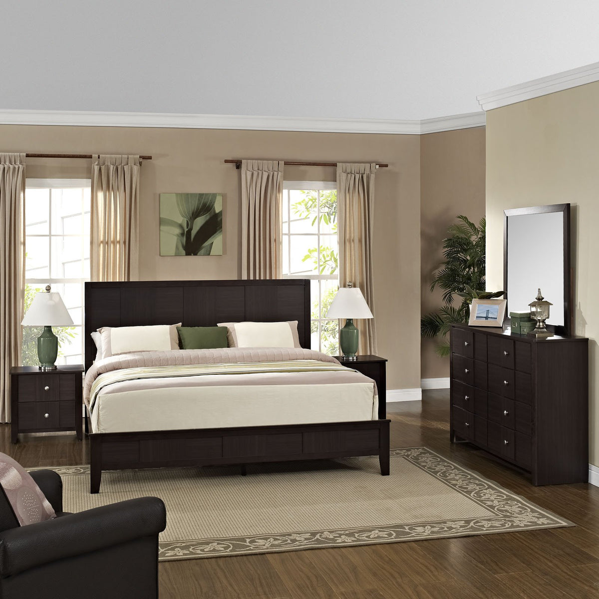 Modway Holly 5-Piece Bedroom Set, Queen