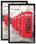MCS Trendsetter 16x24 Poster Frame Black High-Gloss, Vertical & Horizontal Wall Hanging Large Picture Frame for Photos, Posters 