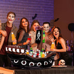 Halloween Inflatable Pirate Cooler Inflatable Serving Bar Food Container Drink Cooler Inflatable Drink Holder Pool For Halloween