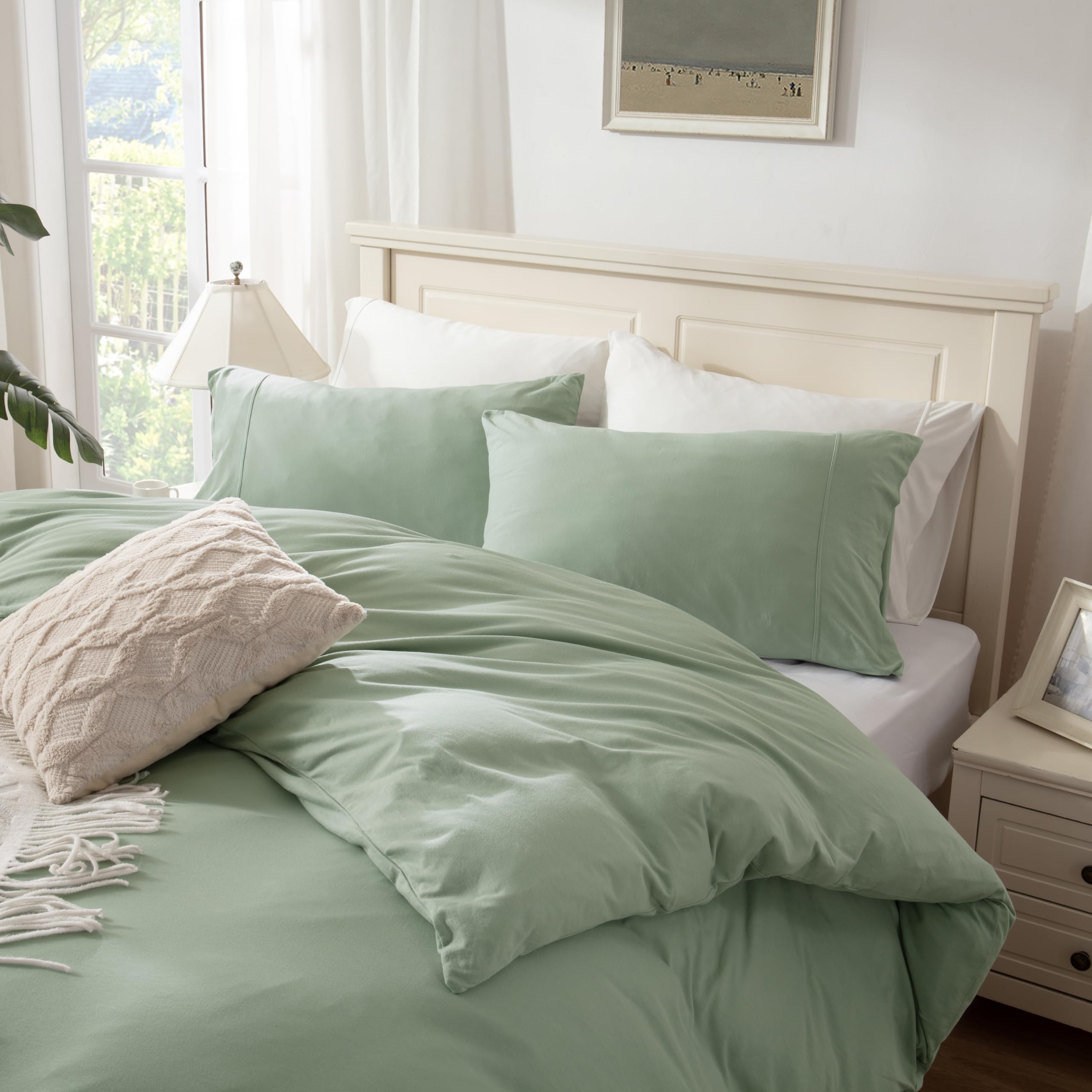 Household 100% Jersey Cotton Pillowcase 20   X36   -Light Weight, Comfortable, Super Soft Pillow Case With Envelope Closure Extr