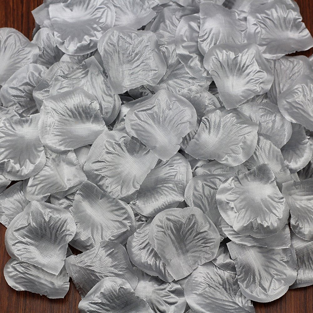 Riverbyland Artificial Grey Flowers Petals 1000 pcs Craft Supplies