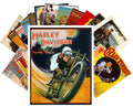 Vintage Postcards 24 Pcs Motorbike Vintage Ads Posters Bike Adverts