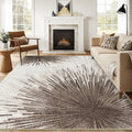 Lahome Modern Living Room Rugs 8x10 Area Rug - Washable Ultra-Thin Soft Large Rugs Non-Slip Stain Resistant Dining Room Rugs for