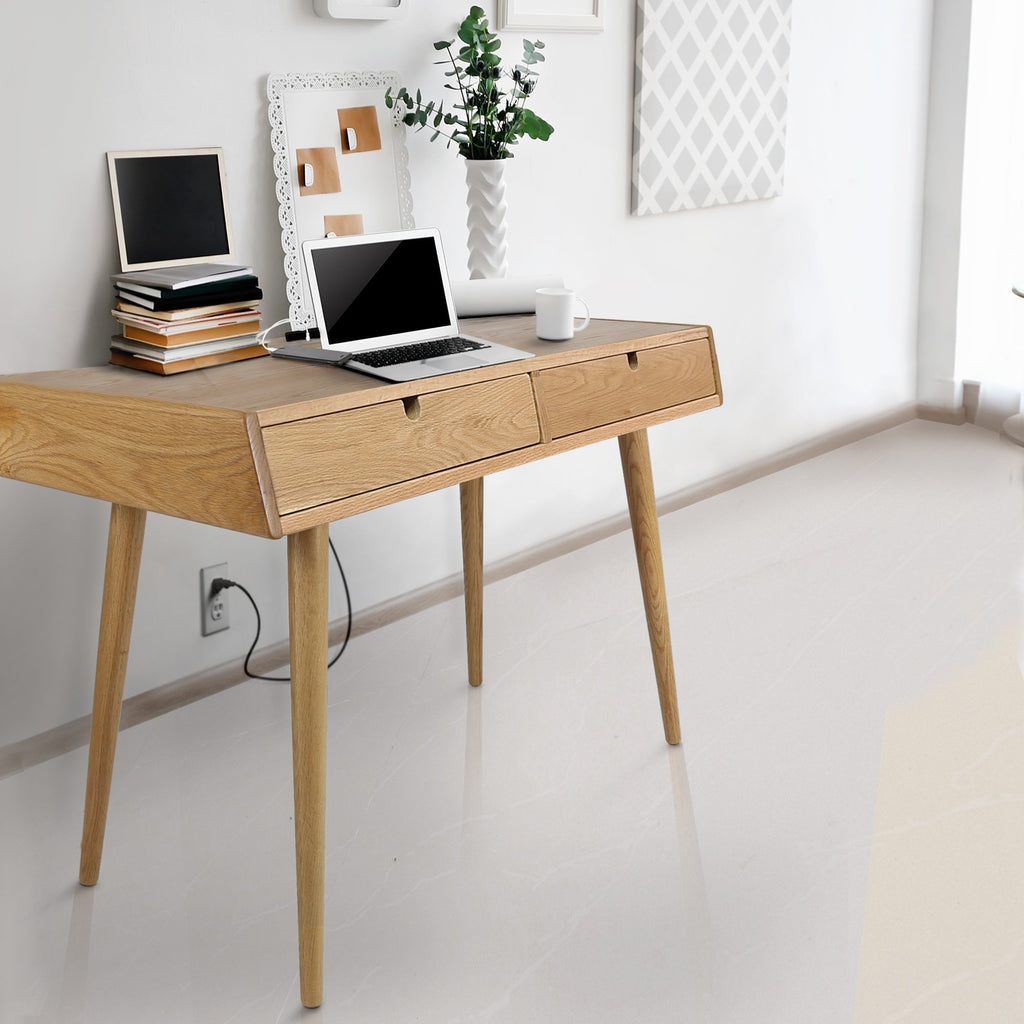 American Trails Freedom Usb Ports Desk, Natural Oak